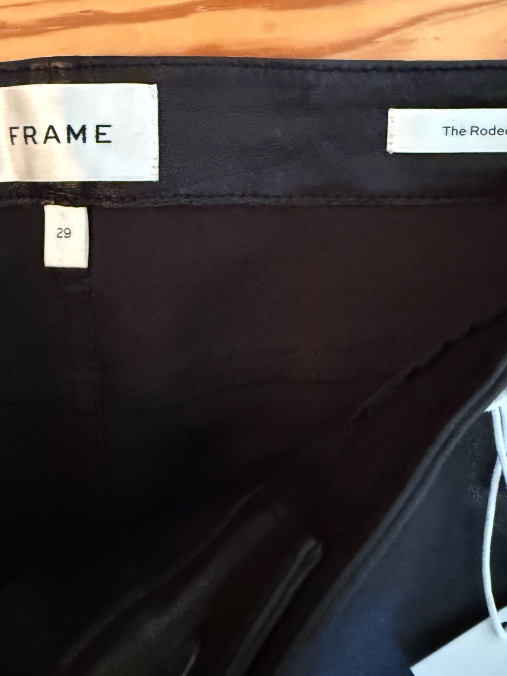 Frame The Leather Rodeo pant NWT - Picture 11 of 14